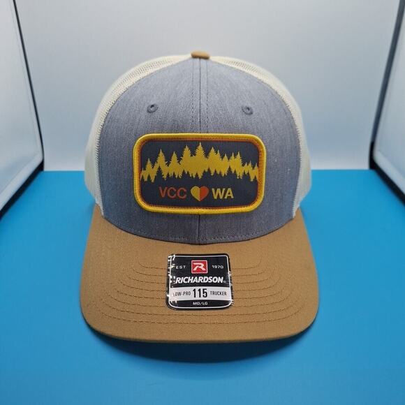 Veterans Conservation Corps Washington Patch Trucker Snapback Hat Cap - Picture 1 of 7